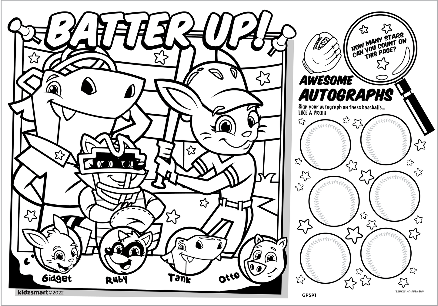 Baseball Placemat