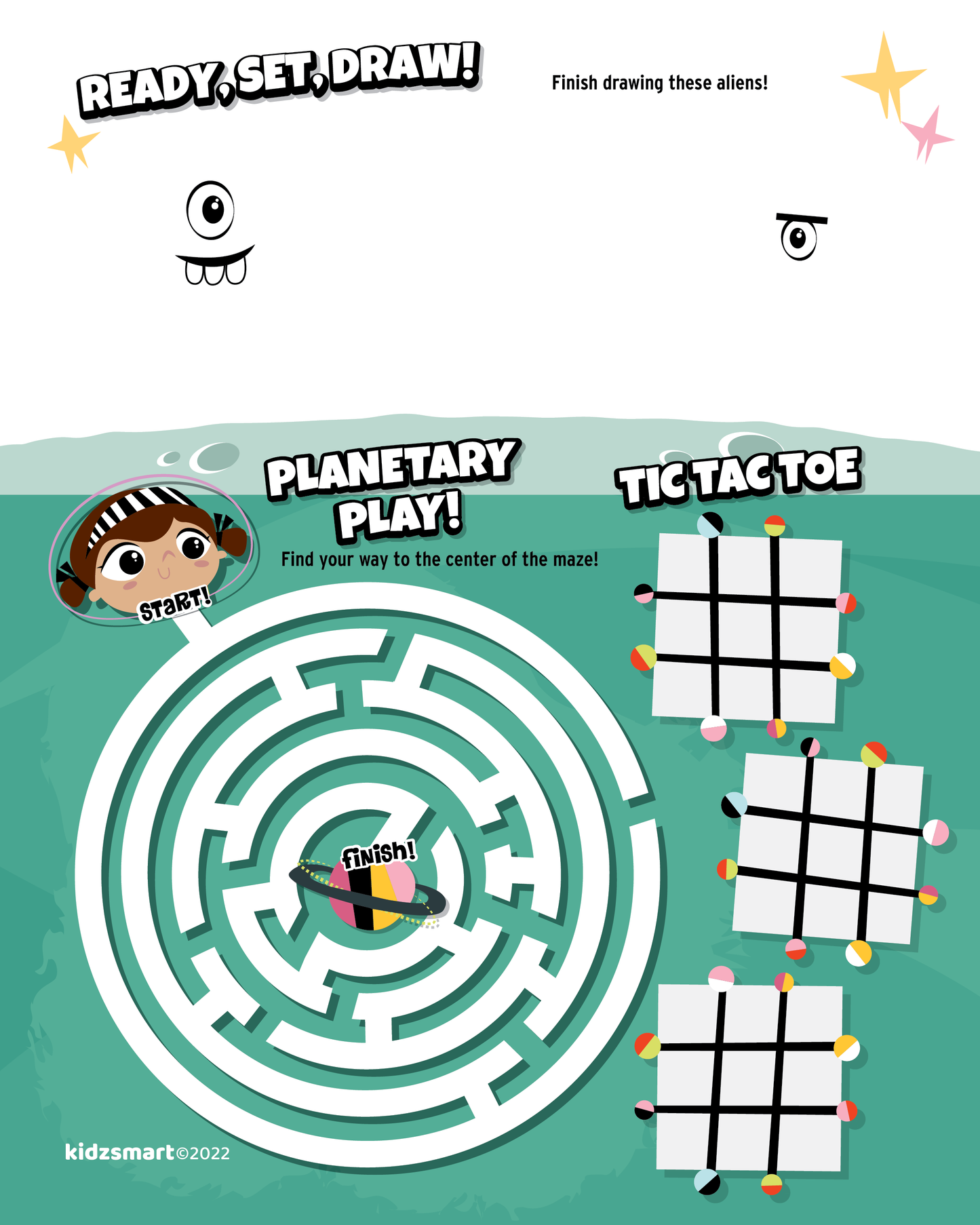 Madventures Adventure-Themed Kids’ Activity Books – 4-Page Variety Pack for Restaurants & Family Venues