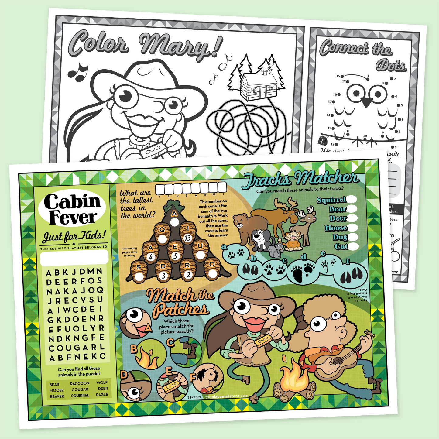 Cabin Fever Placemat 1