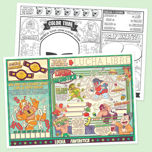 Luchadores Placemat