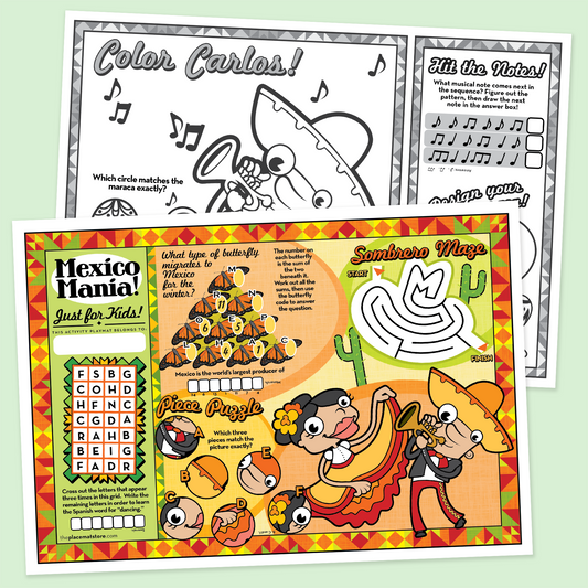 Mexico Mania 2 Placemat