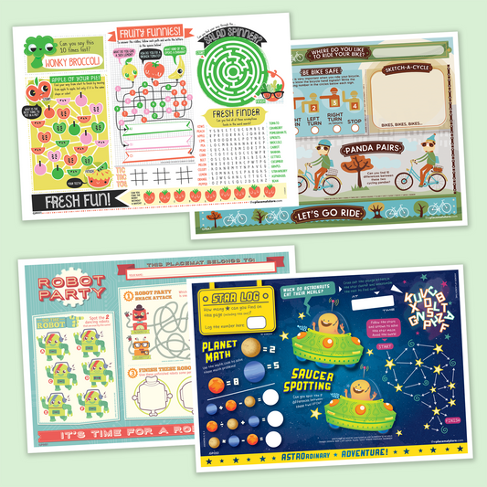 Fun Mix | 4 Activity Sheets | Variety Package