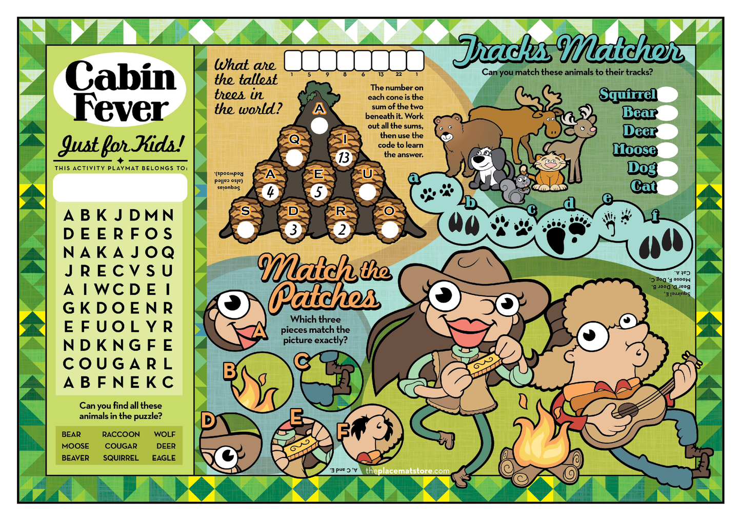 Cabin Fever Placemat 1