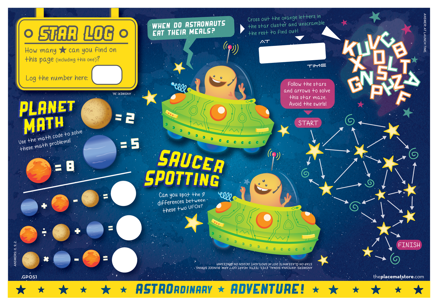 Outer Space Placemat