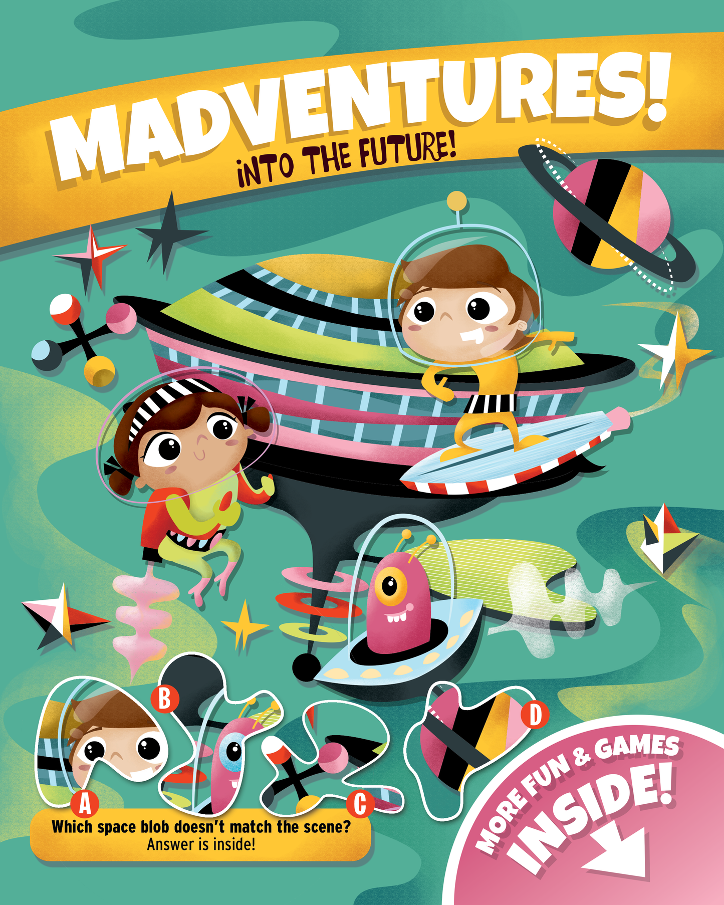 Madventures Books | 4-Page Kids Activity Book | Variety Package
