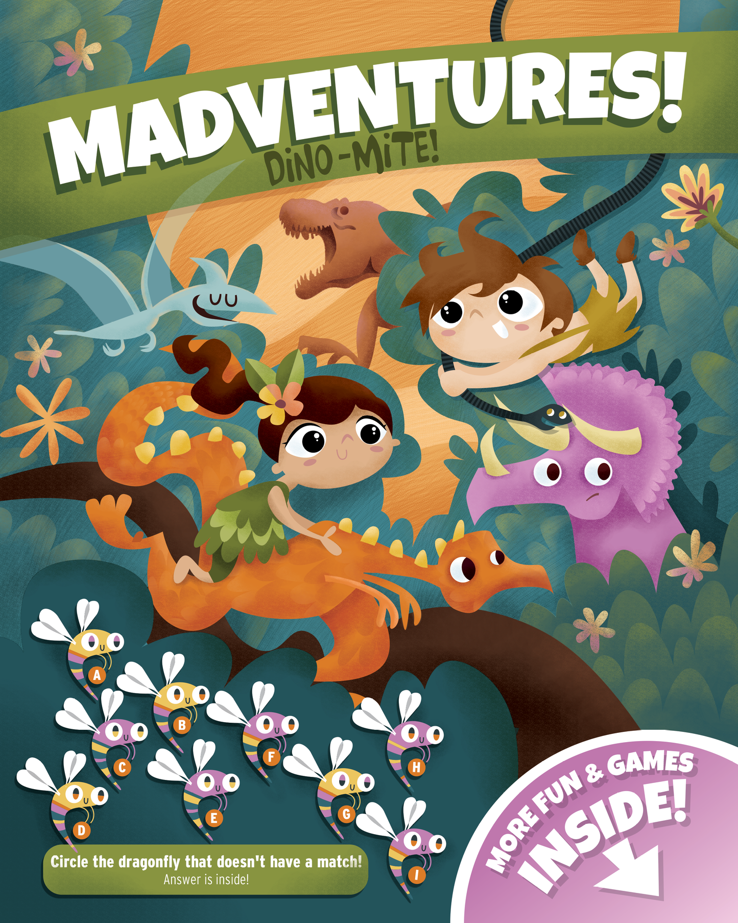 Madventures Books | 4-Page Kids Activity Book | Variety Package