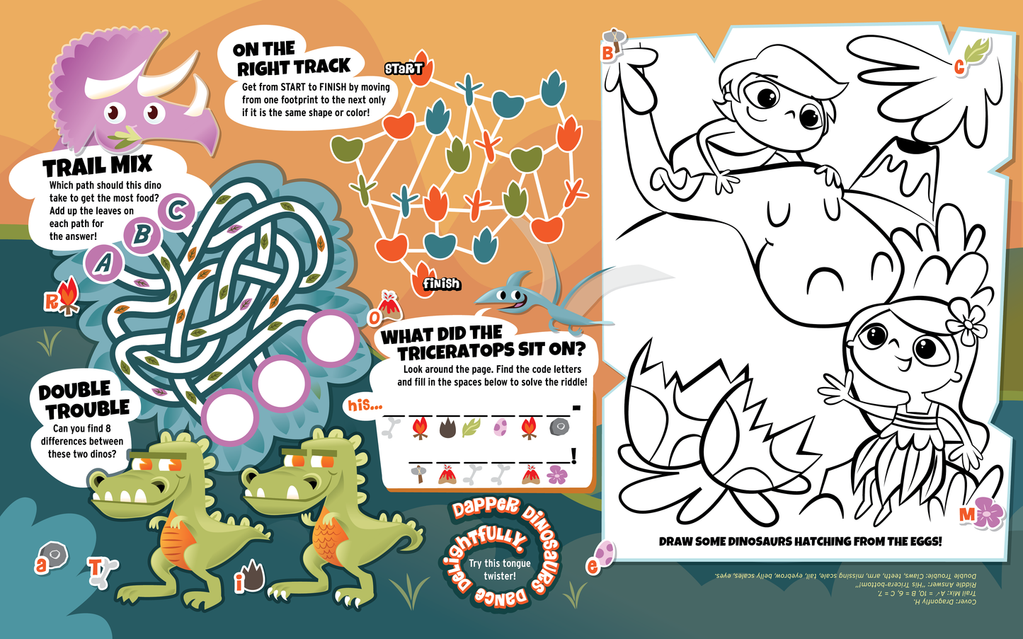 Madventures Books | 4-Page Kids Activity Book | Variety Package