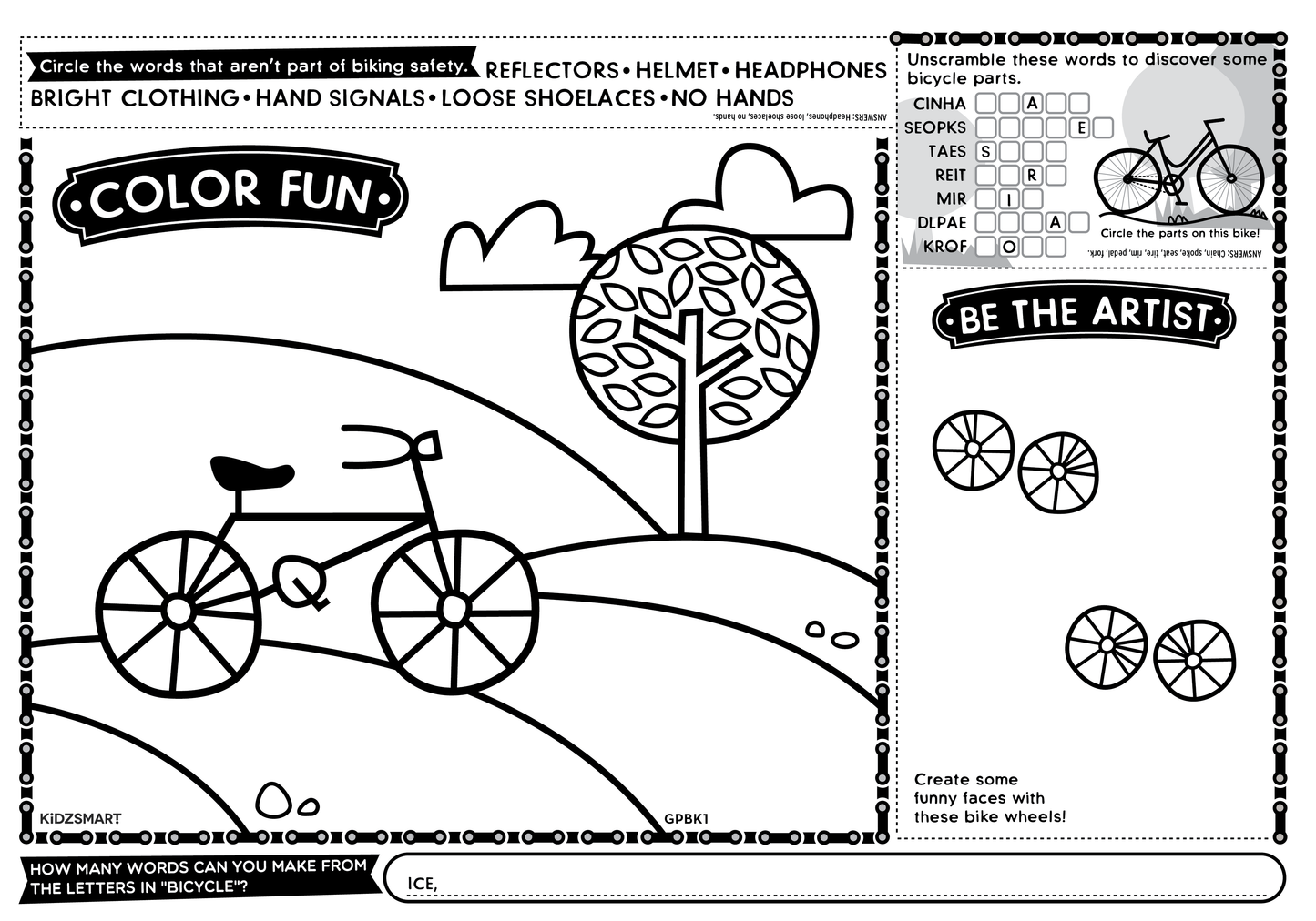 Fun Mix | 4 Activity Sheets | Variety Package